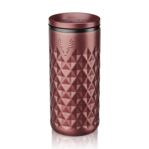 Paragon Double Walled Highball Tumbler w/ Lid - Vintage Rose