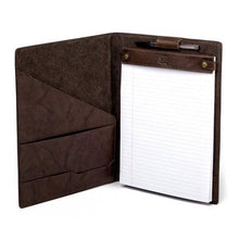 Benjamin Leather Padfolio: Walnut