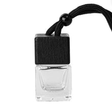 Square Car Hanging Ornament Empty Car Air Freshener Bottle: Transparent Color / One Size