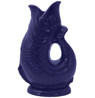 Cobalt Blue Gluggle Jug: Large