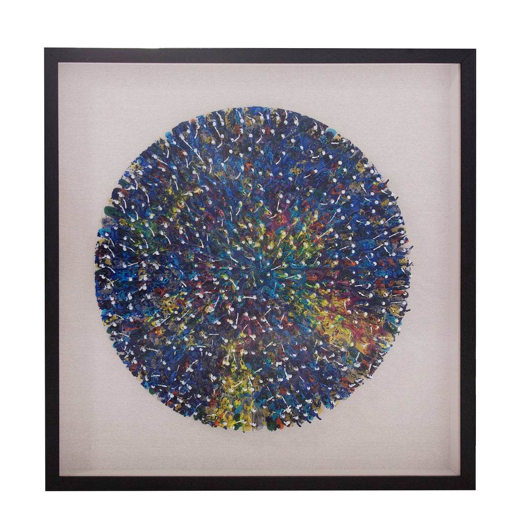 Toy Soldier Mandala Recycled Wall Art