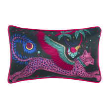 Lynx Silk Bolster Cushion: Gold