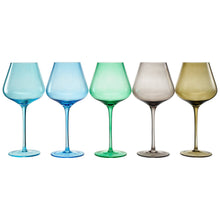Colors of Rocky Mountains, City Wine Glassware | Set of 5