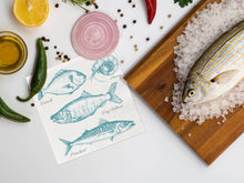 Big Catch Cocktail Napkins - Fish Nautical Paper Napkins