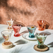 Stemless Double Wall Martini Glasses - 7oz - Set of 6