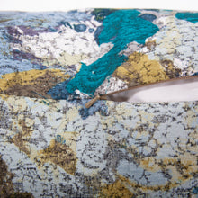 20 x 20 Stanton Turquoise Pillow - Down Fill