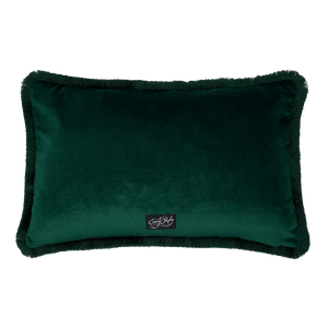 Quetzal Luxury Velvet Bolster Cushion: Aqua