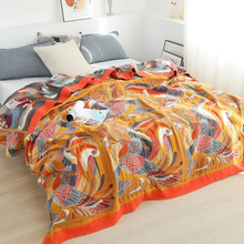 Bird Cotton Quilt: Large (230 x 250 cm/90.6x 98.4 in)