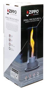 FlameScapes™ Spiral Fire Feature XL: Silver