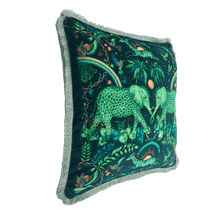 Zambezi Luxury Velvet Cushion: Teal