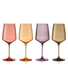 Reserve Nouveau Crystal Wine Glasses in Daybreak - Set of 4