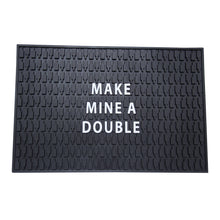 Make Mine A Double Bar Mat - Bourbon - Bourbon Bar