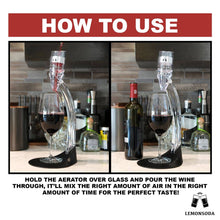 Wine Aerator Decanter Stand Set