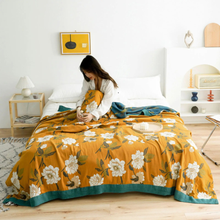 Sunshine Floral Quilt: Large (230 x 250 cm/90.6x 98.4 in)