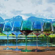 Colors of Rocky Mountains, City Wine Glassware | Set of 5