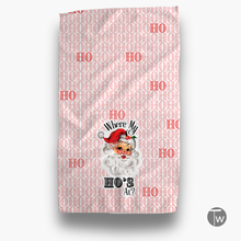 Where My Ho's At? Holiday Christmas Kitchen Tea Towel