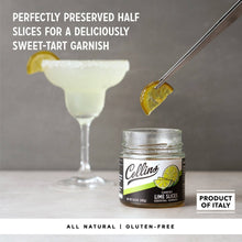 Collins Candied Lime Slices in Syrup 10.6 oz