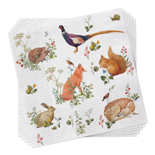 Wild Forest Animals Paper Lunch Napkins
