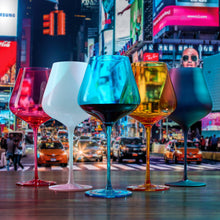 Colors of New York City, Wine Glassware | 5 Set, 20 OZ