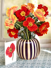 French Poppies (8 Pop-up Greeting Cards)