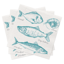 Big Catch Cocktail Napkins - Fish Nautical Paper Napkins
