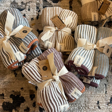 Cotton wash cloth set