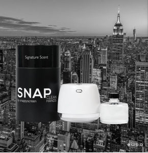 Snap wellness touch-less  hand sanitizer system
