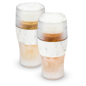 Beer FREEZE™ Cooling Cups (set of 2) in Marble (SALE)