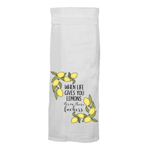When Life Gives Lemons | Funny Kitchen Towels