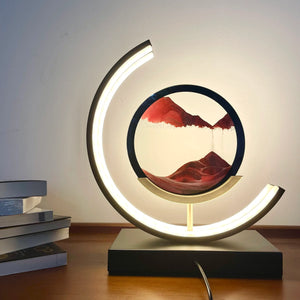 Moving Sand Landscape LED Table Lamp