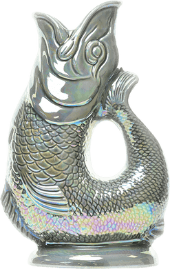 Dark Grey Lustre Gluggle Jug