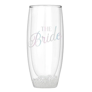 Double-Wall Champagne Glass - The Bride
