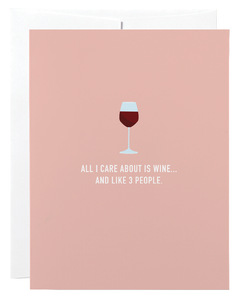 Care About Wine Card