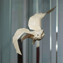 3D Paper Art Hanging Owl Origami Model