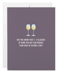Wine Shit Card