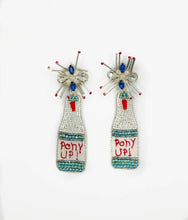 SMU Pony Up Beaded Statement Earrings/ Game Day/ Tailgate