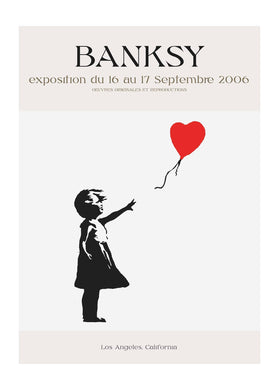 Banksy Exhibition Museum Poster: 39 ¼ x 59 in | 100x150 cm / Matte