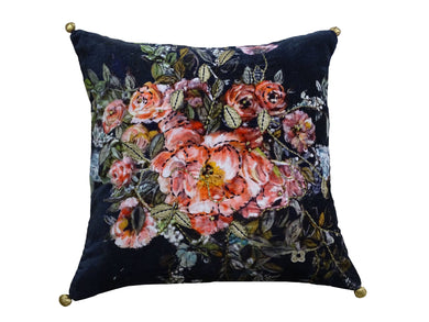 Decorative Throw Pillow (Black Rose) 18